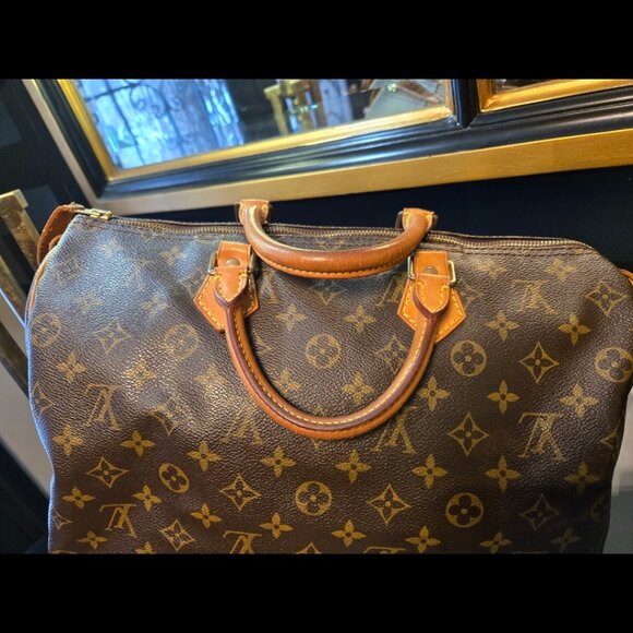 VVGC Authentic Preloved LV Speedy 35 and Pair of Unbranded Twillys - Picture 4 of 16